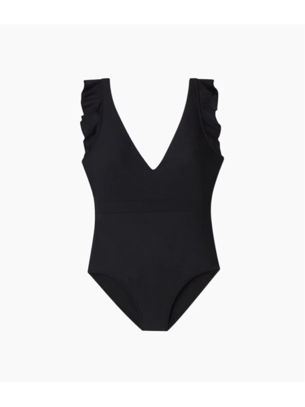 Summersalt The Ruffle Backflip One Piece Swimsuit Black Size 8 NWT - Picture 3 of 6